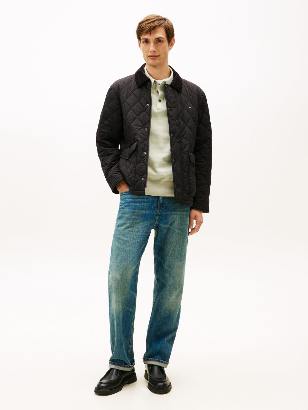 Regular Fit Quilted or Padded Jacket