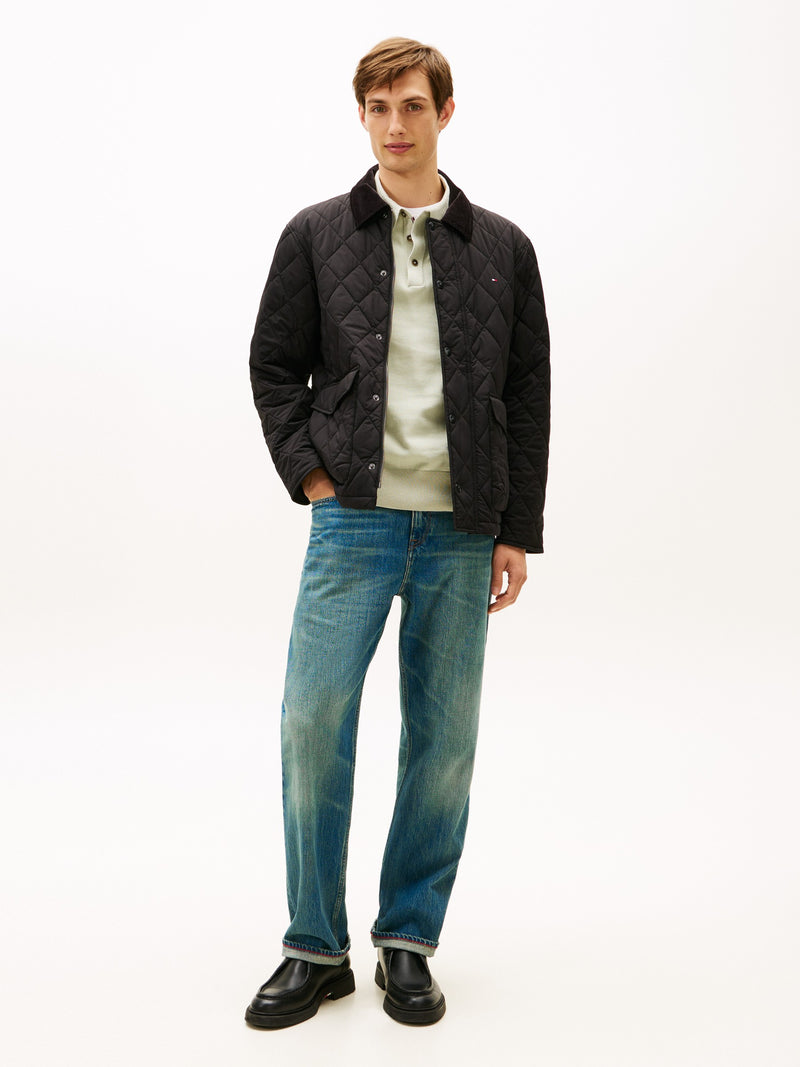 Regular Fit Quilted or Padded Jacket