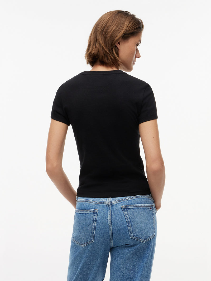 Solid Slim Fit Half Sleeve Cotton Jersey T-Shirt