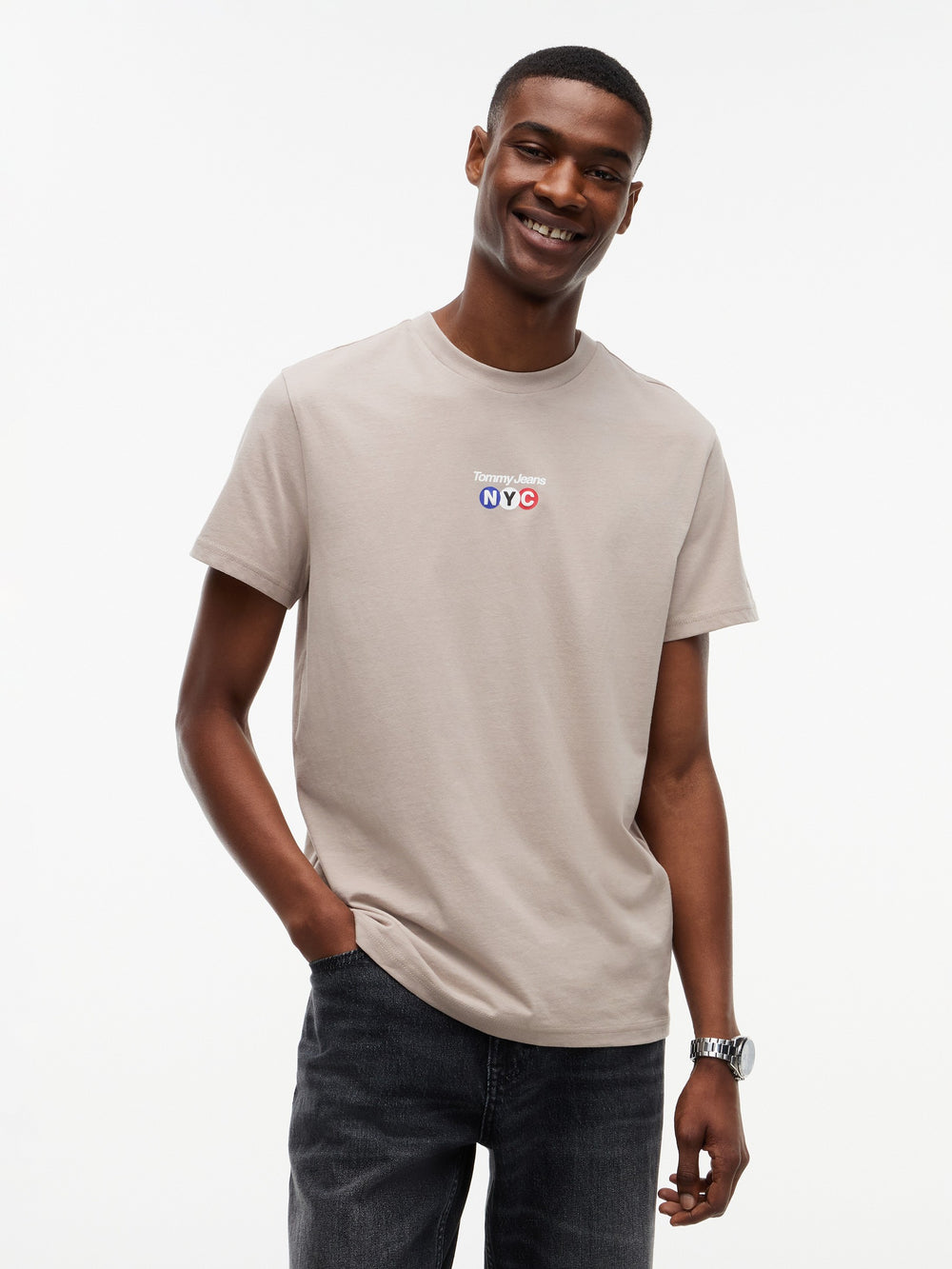 Slim Fit Nyc Logo T-Shirt