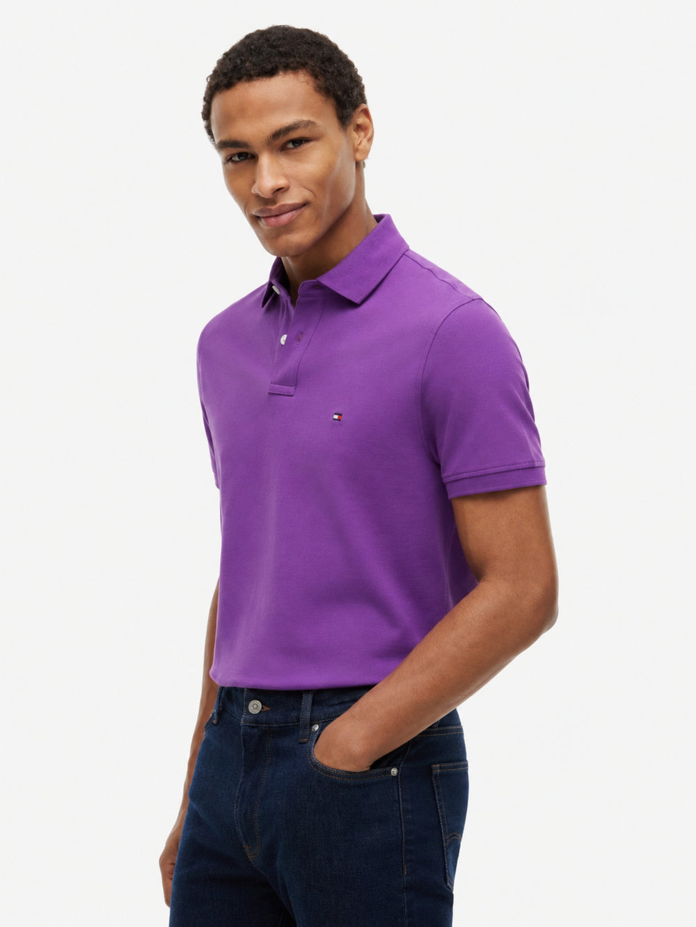 Regular Fit Solid Pique Polo