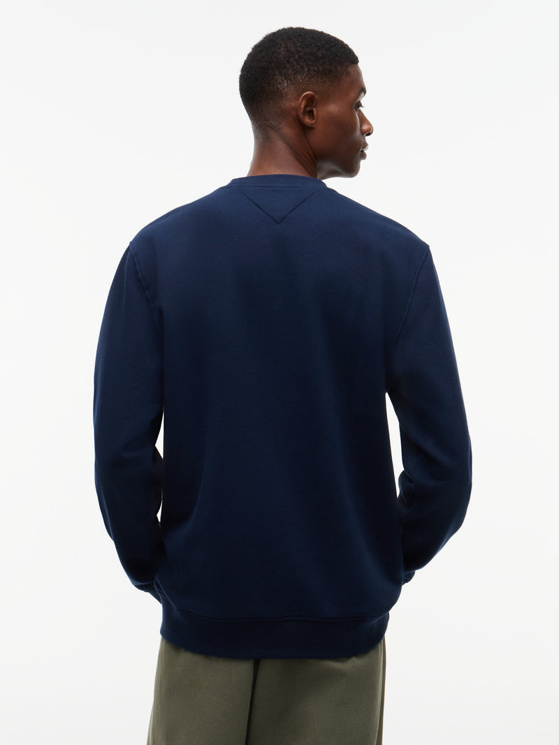 Regular Fit Fleece Crew Neck Sweatshirt