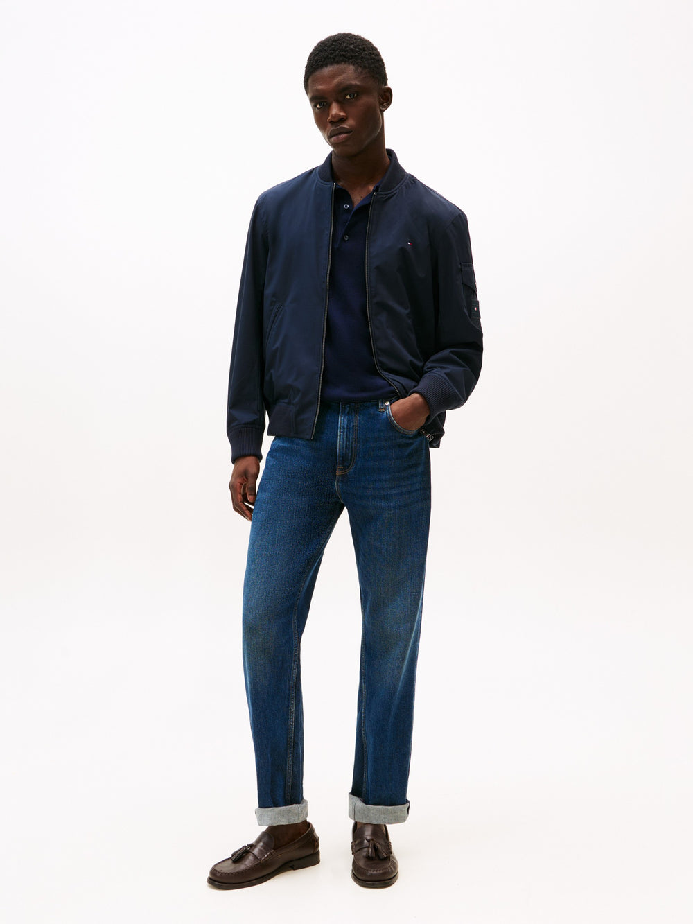 Relaxed Fit Bomber Jacket