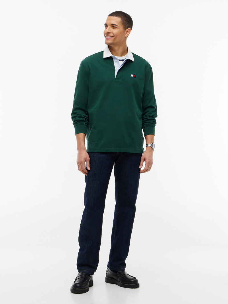 Relaxed Fit Rugby Polo