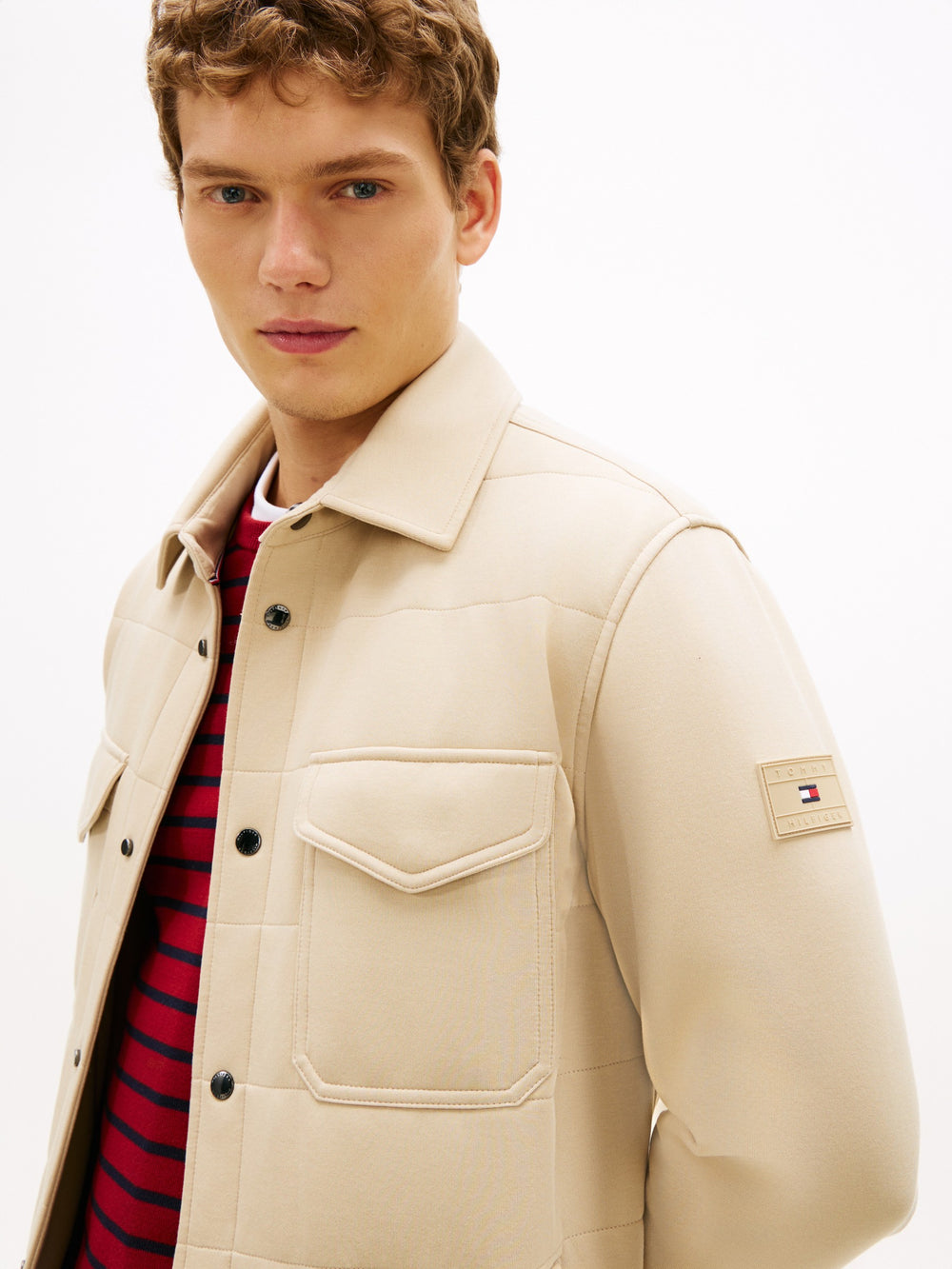 Regular Fit Mix Media Jacket
