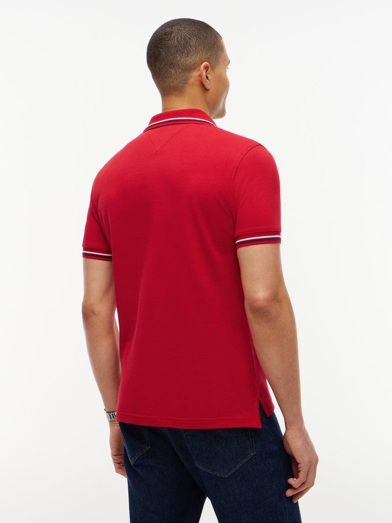 Slim Fit Collar Tipped Polo