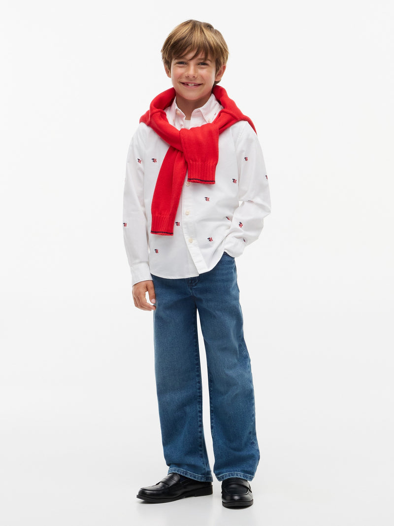 Kids Oxford Stretch Shirt