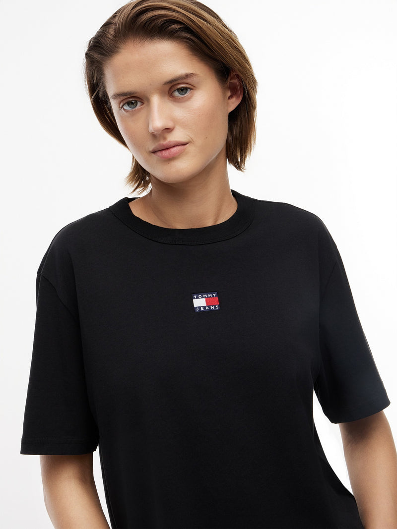 Solid Relaxed Fit Half Sleeve Cotton Jersey T-Shirt