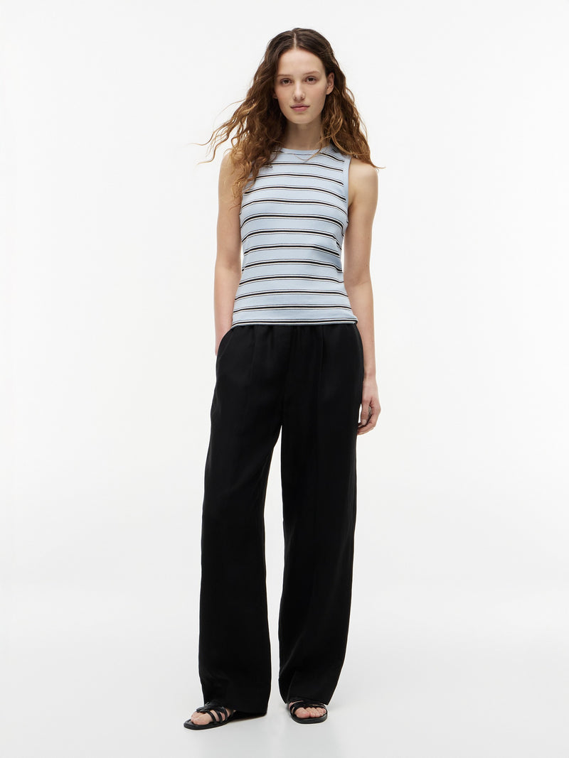 Stripe Slim Fit Full Sleeve Cotton Jersey T-Shirt