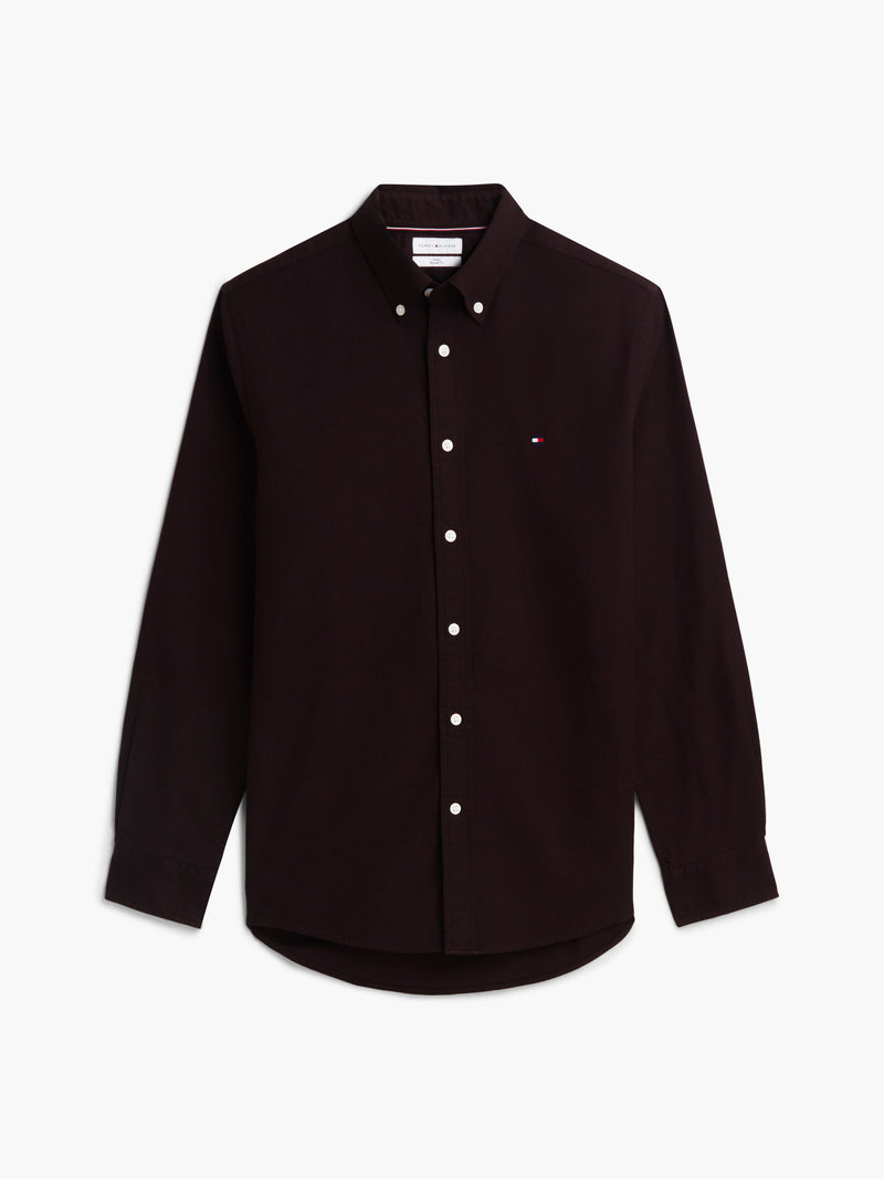 Regular Fit Solid Flannel Shirt
