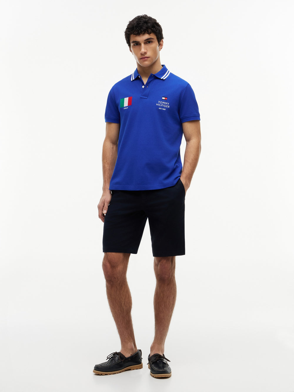 Regular Fit Graphic Pique Polo