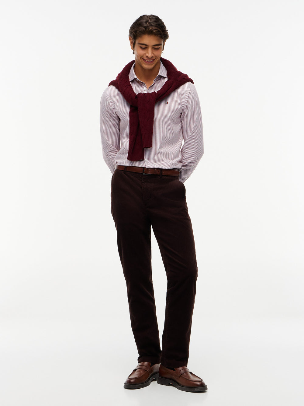 Slim Fit Stripe Oxford Shirt