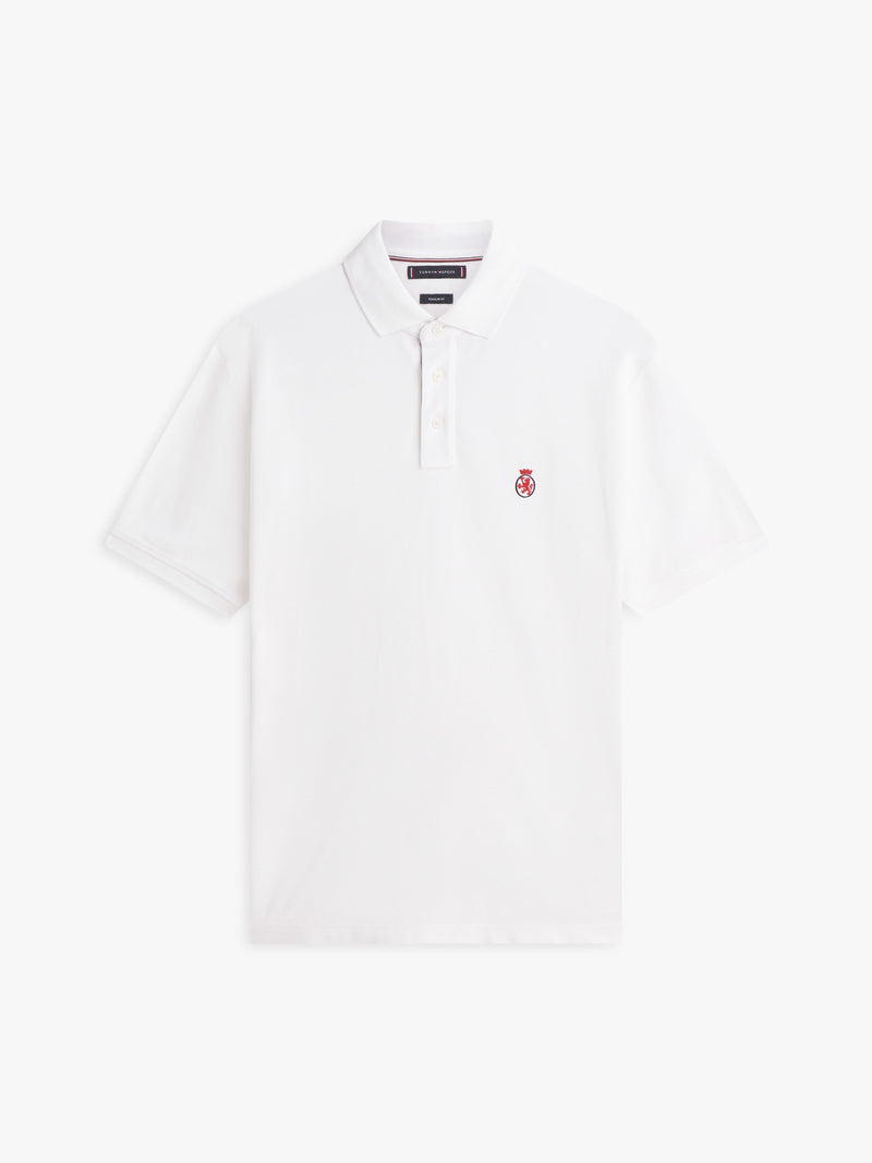 Relaxed Solid Pique Polo