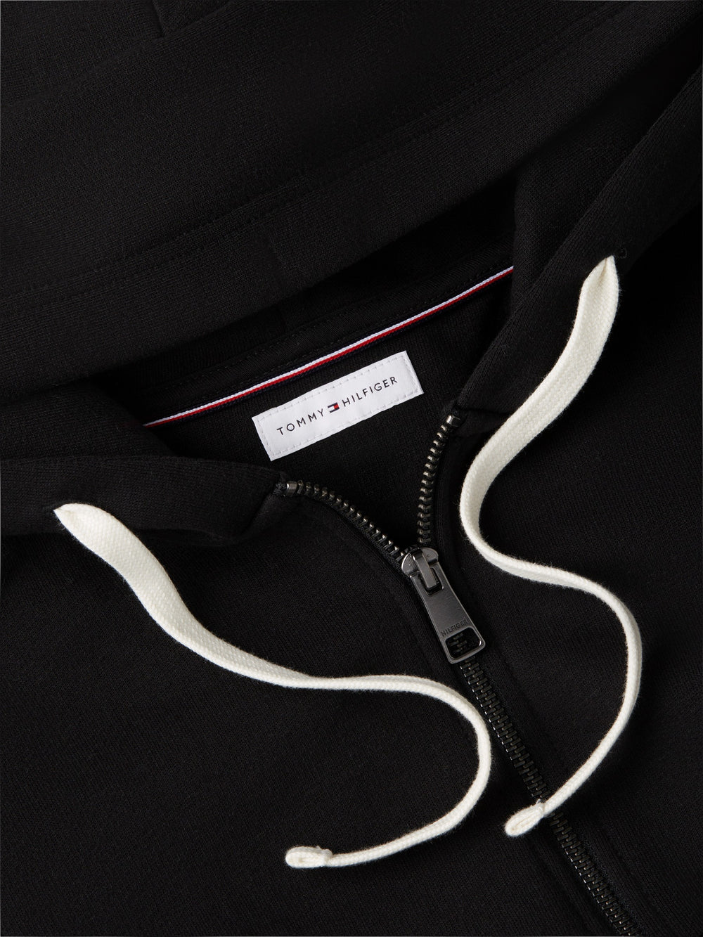Zip Thru Solid Fleece Hoodie