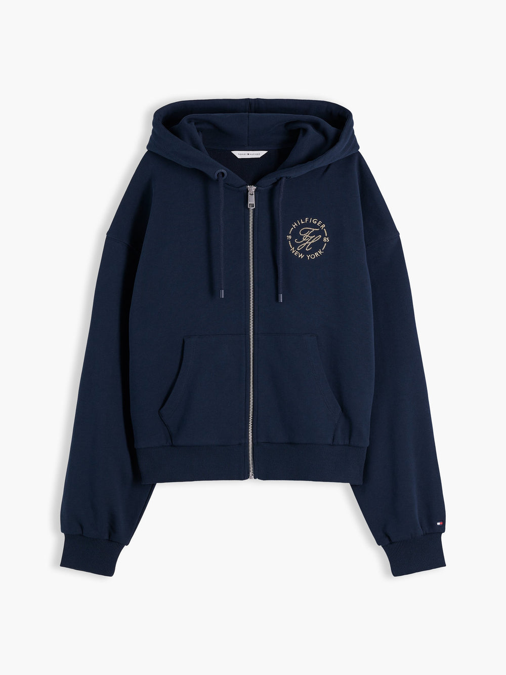 Regular Fit Terry Zip Thru
