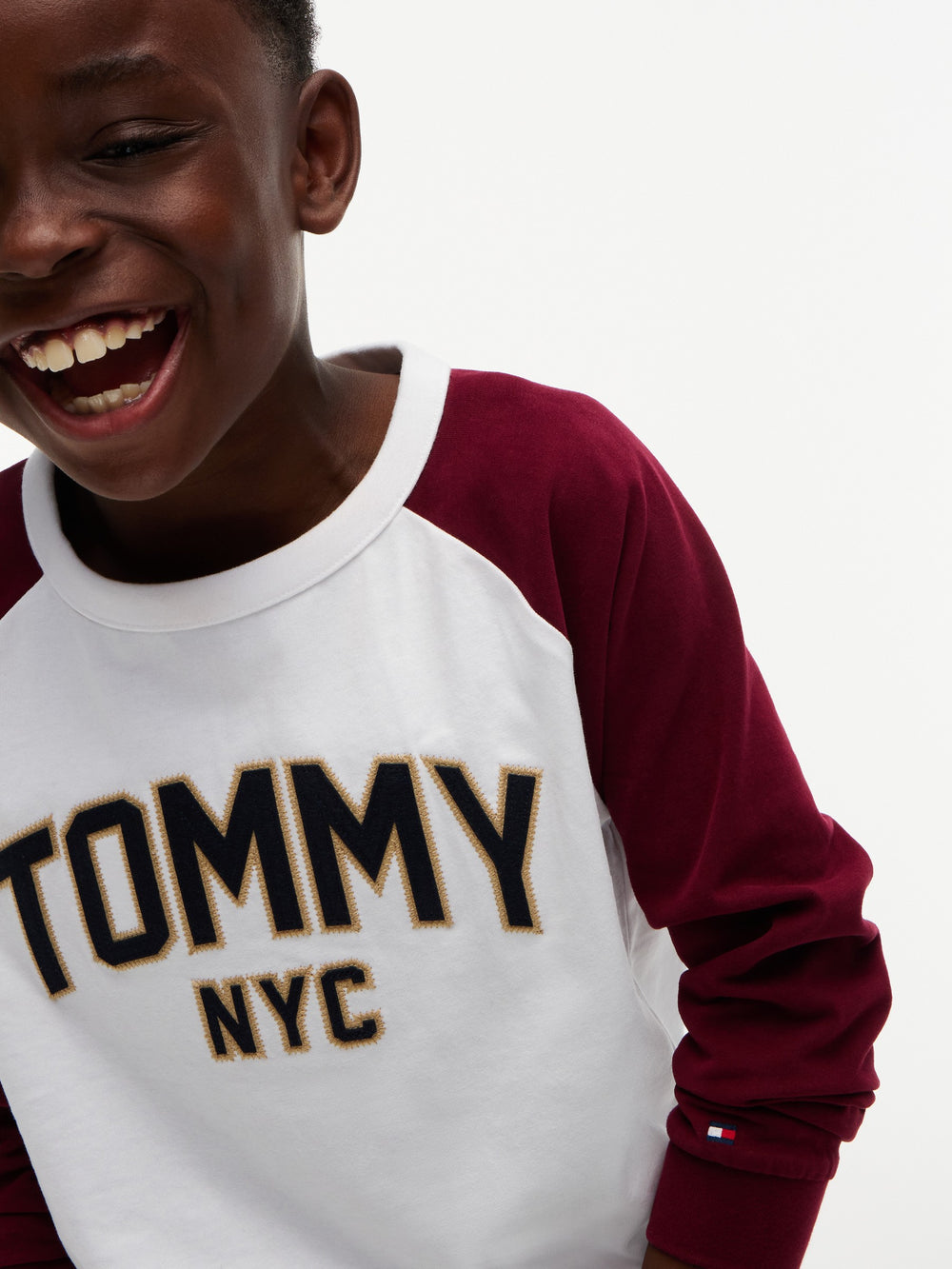Kids Long-Sleeve Color Block T-Shirt