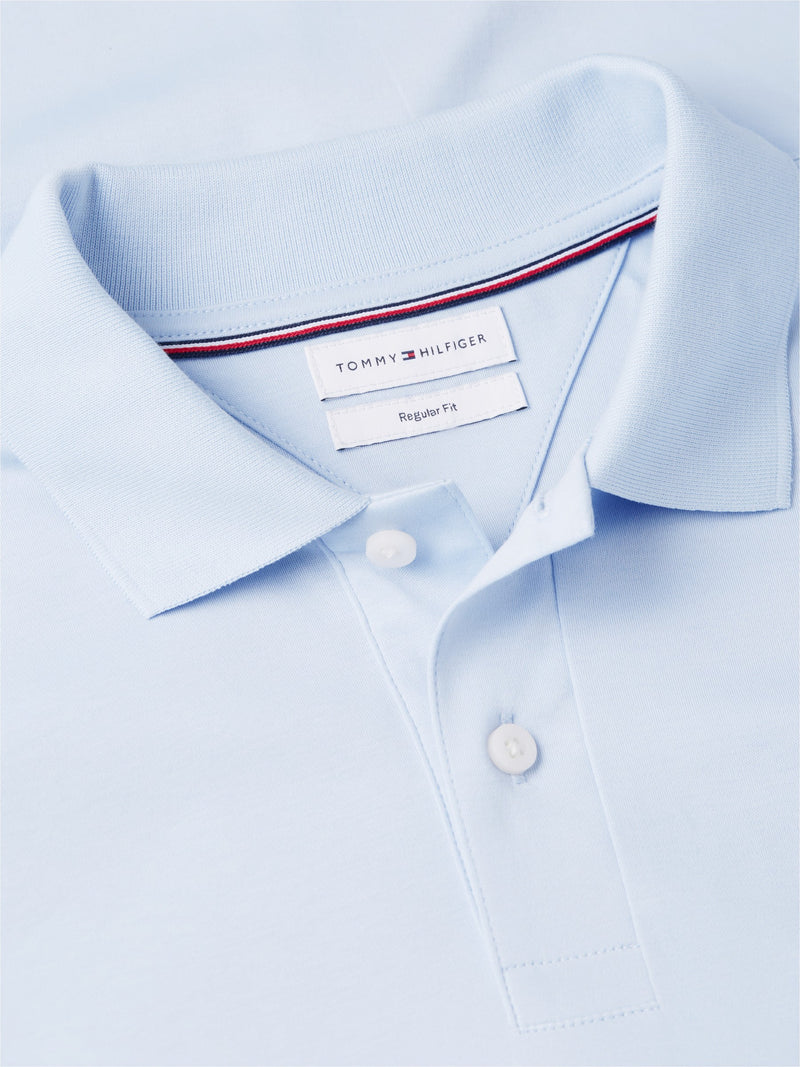 Regular Fit Solid Liquid Cotton Polo