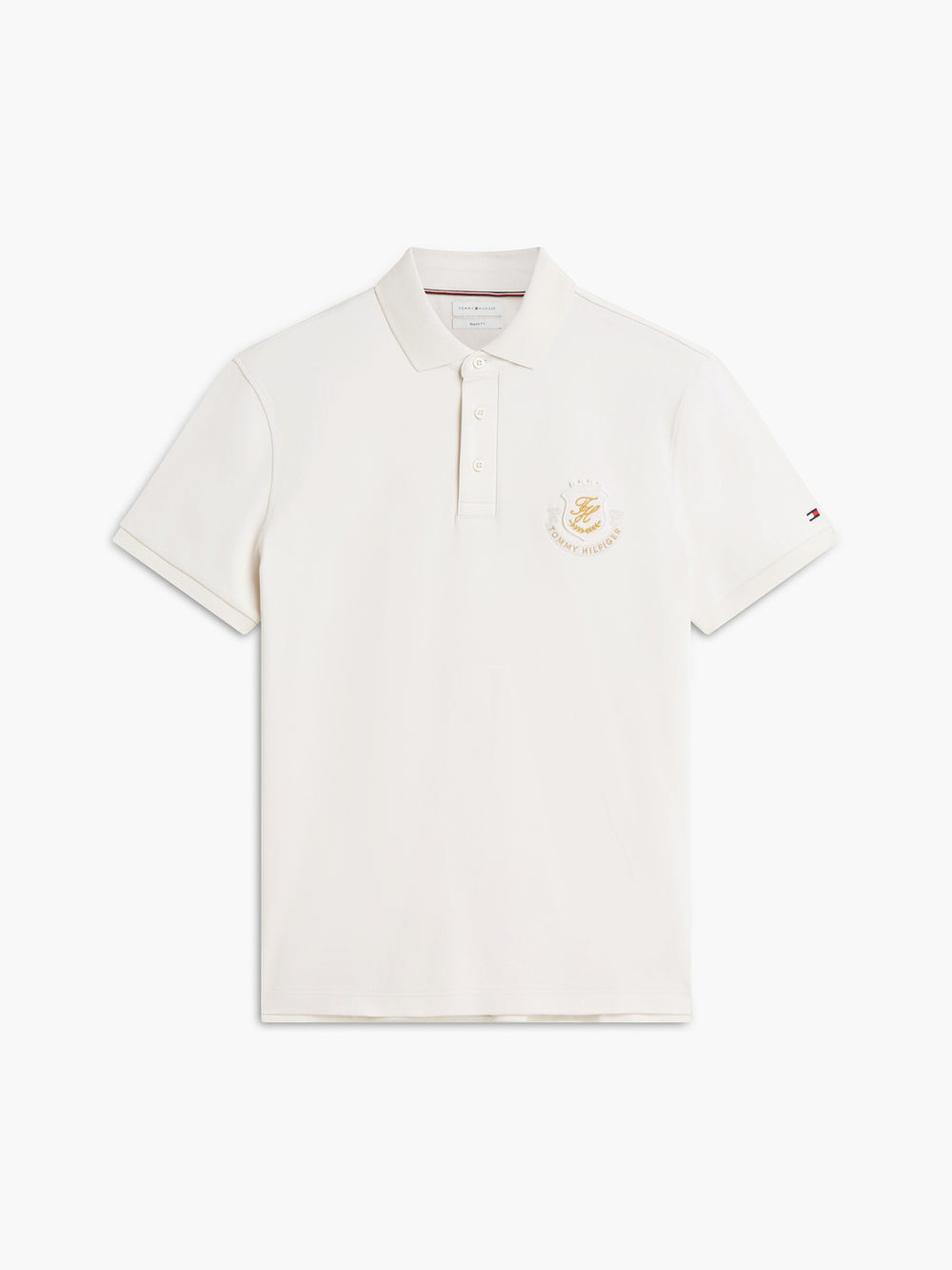 Regular Fit Interlock Badge Polo
