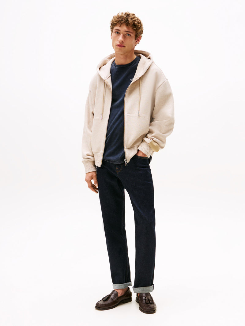 Relaxed Fit Zip Thru Hoodie