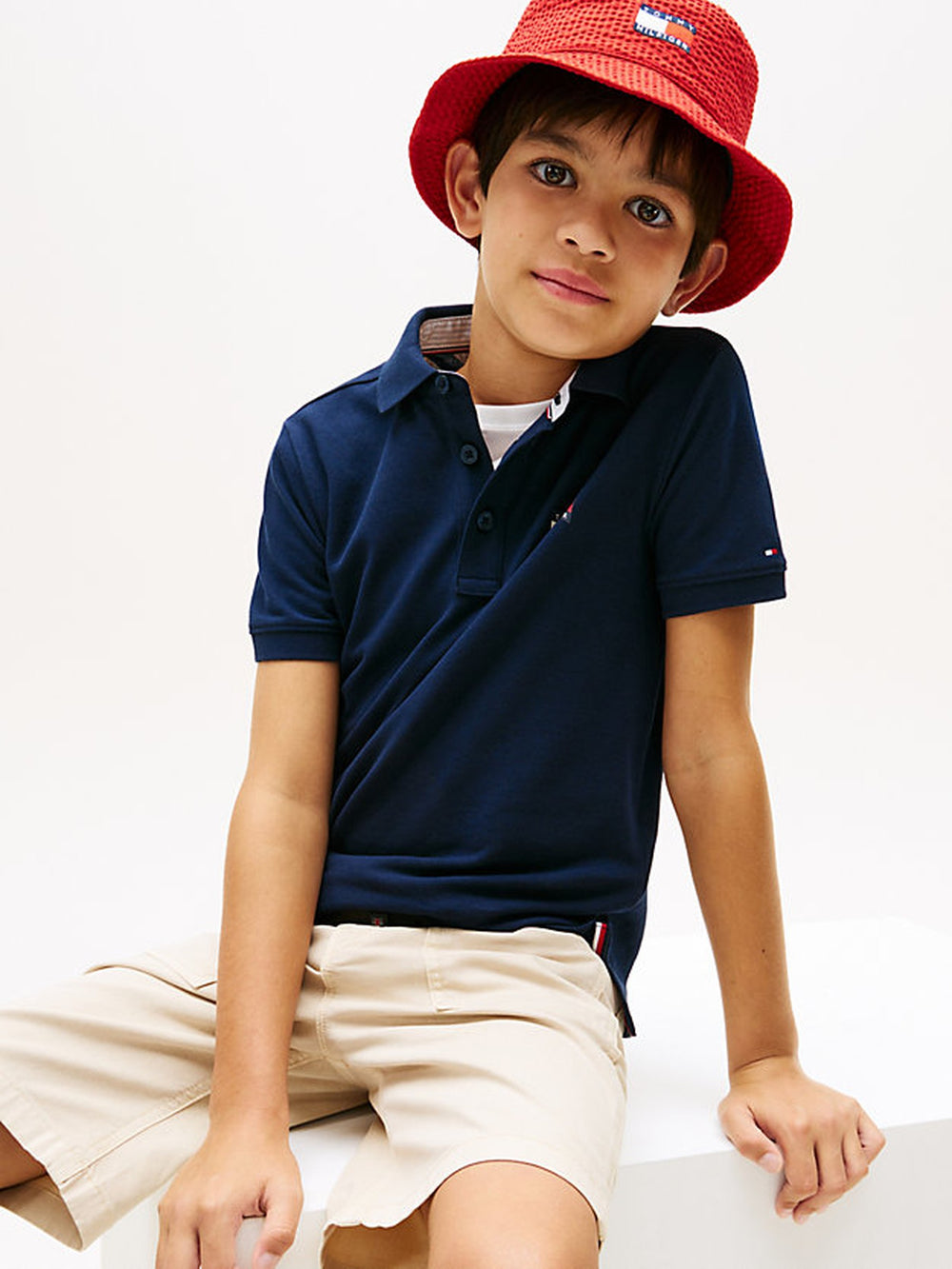 Kids Solid Polo