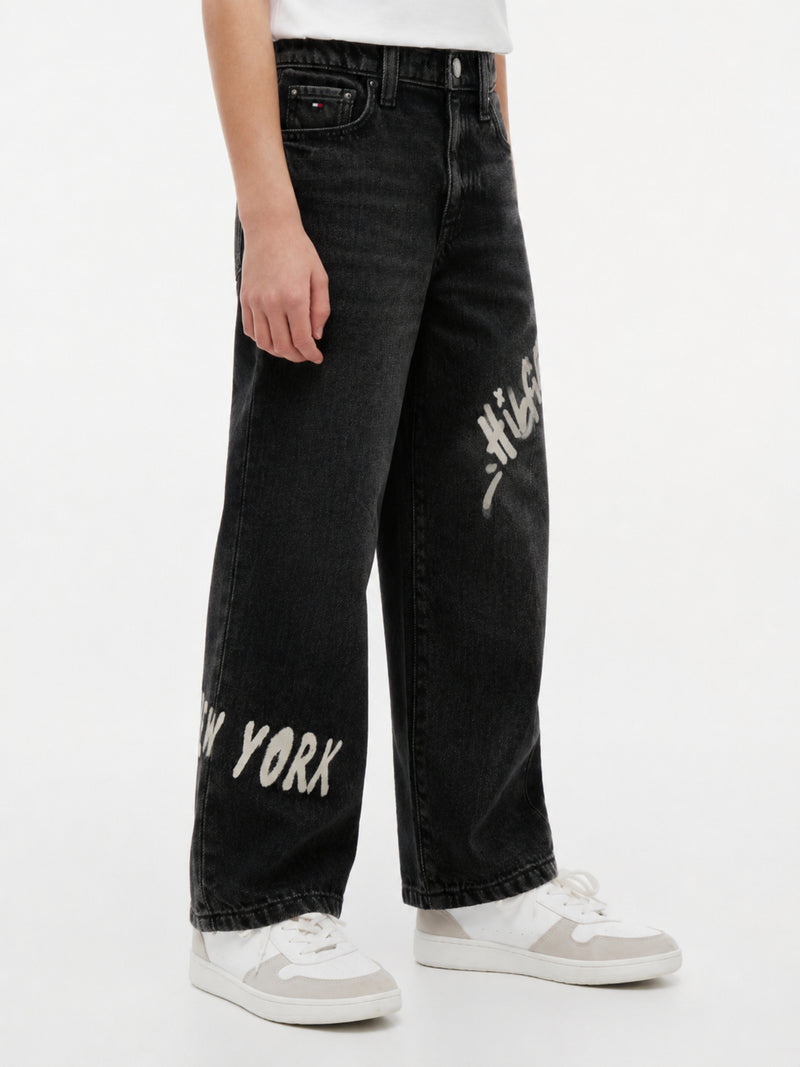 Kids Baggy Aop Jeans