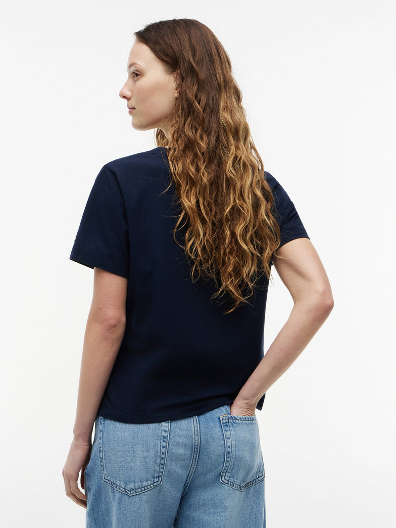 Solid Regular Fit Half Sleeve Cotton Jersey T-Shirt