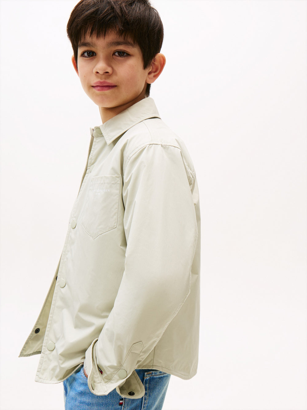 Kids Solid Overshirt