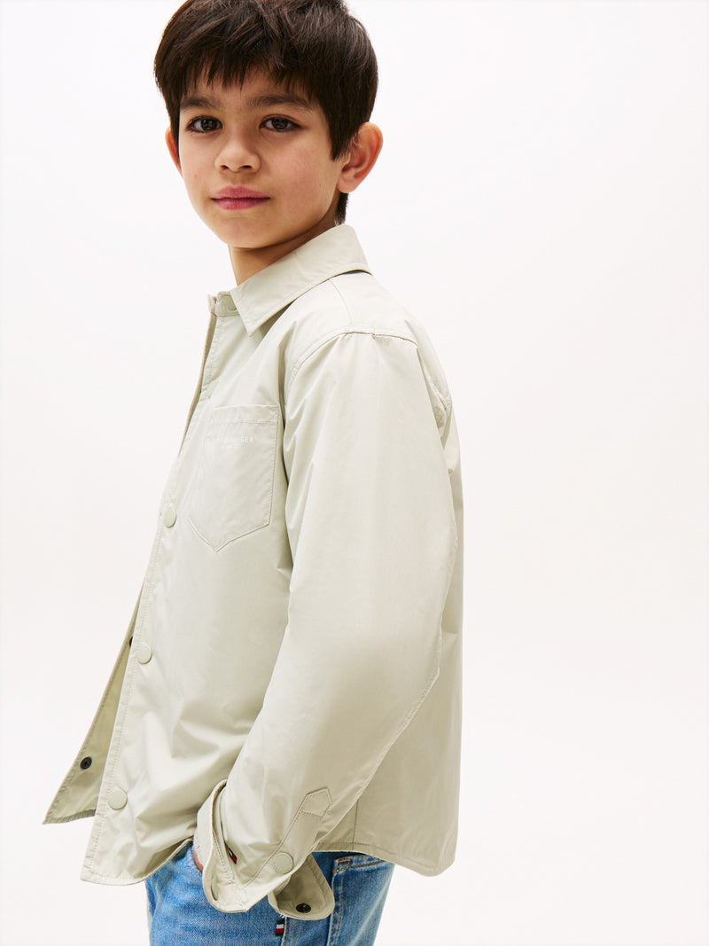 Kids Solid Overshirt