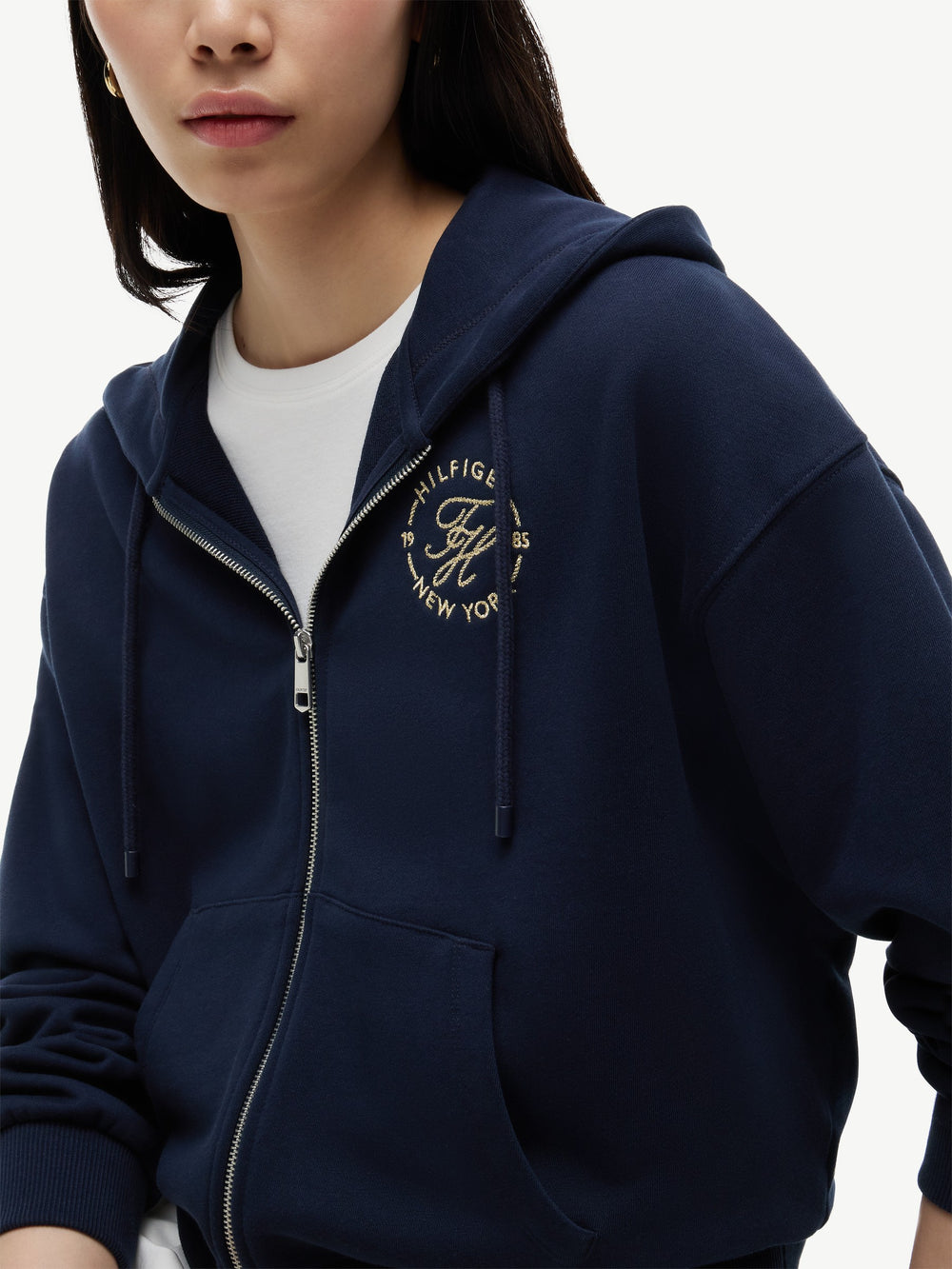 Regular Fit Terry Zip Thru