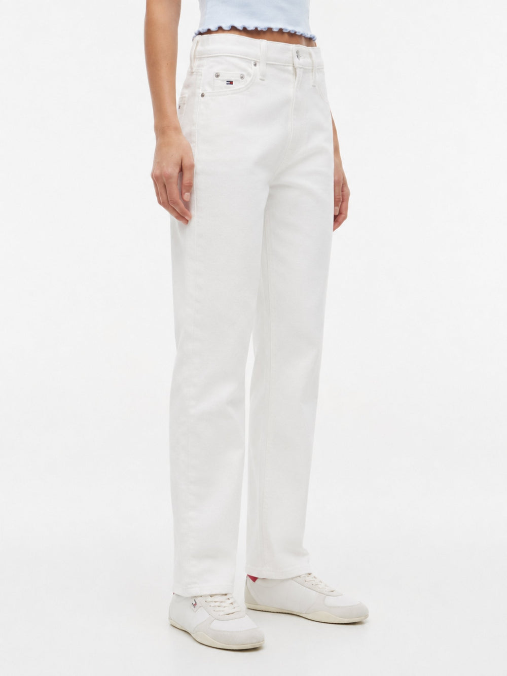 High Rise Fashion Stretch Slim Straight Jeans