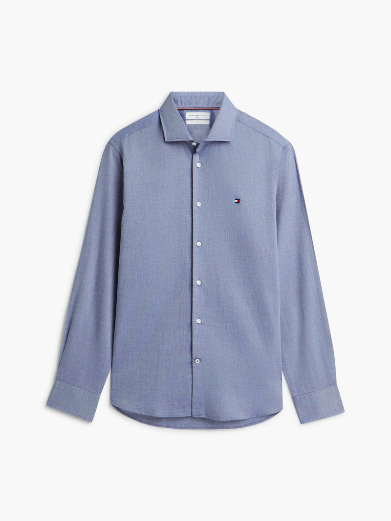 Slim Fit Solid Oxford Shirt