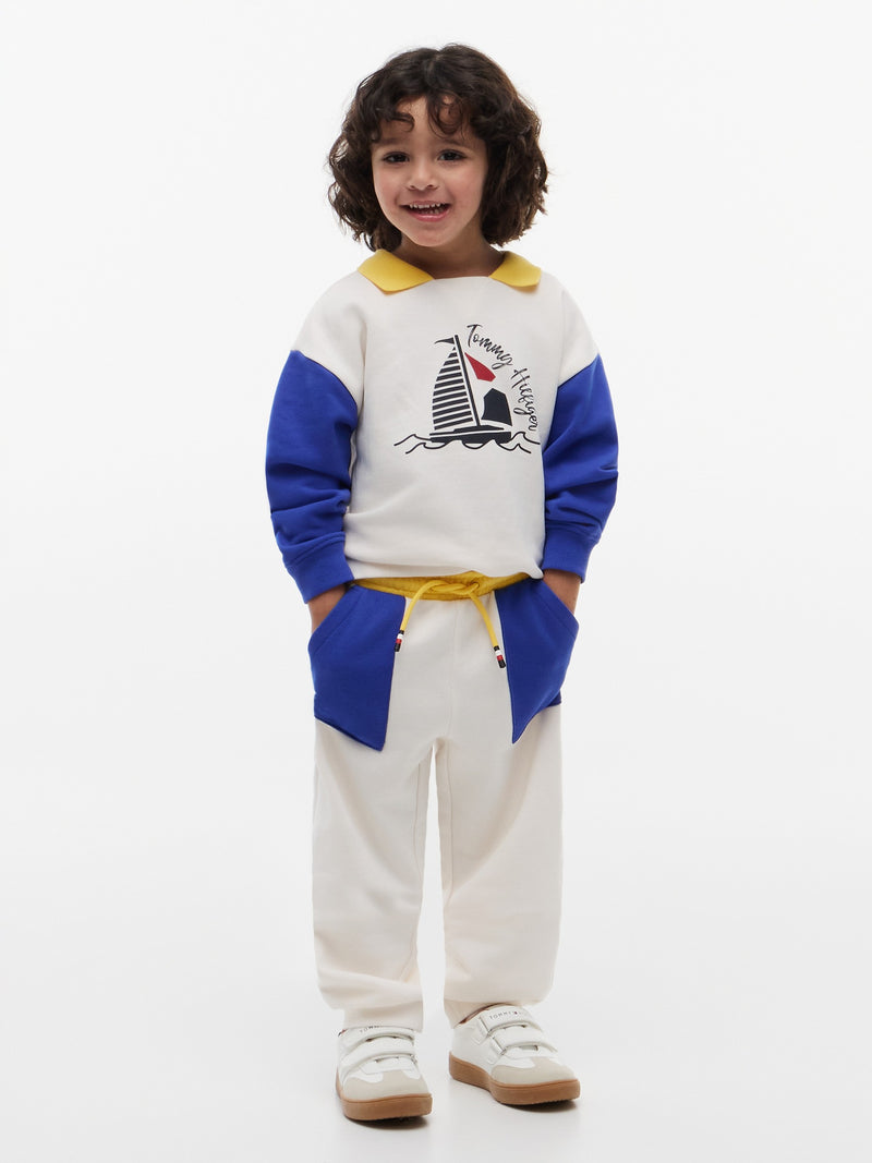 Kids Color Block Terry Trackpant