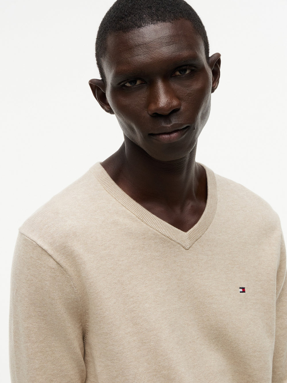 V Neck Solid Sweater