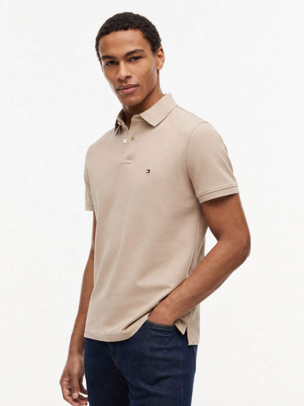 Regular Fit Solid Pique Polo