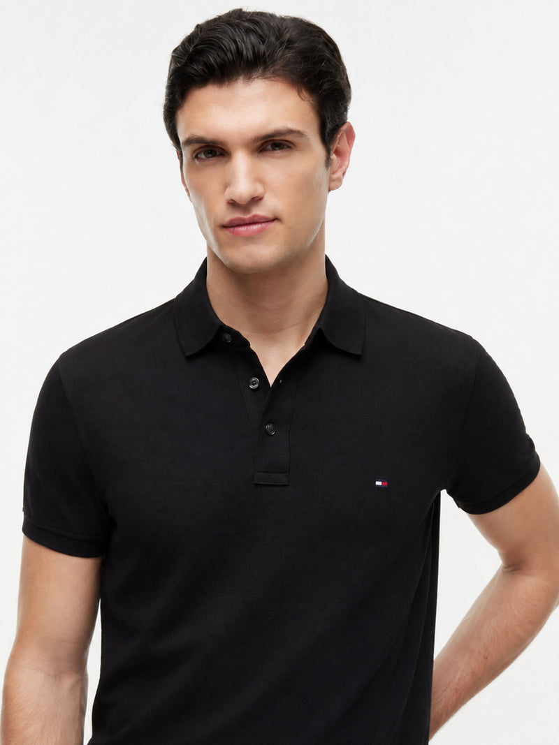 Slim Fit Solid Pique Polo