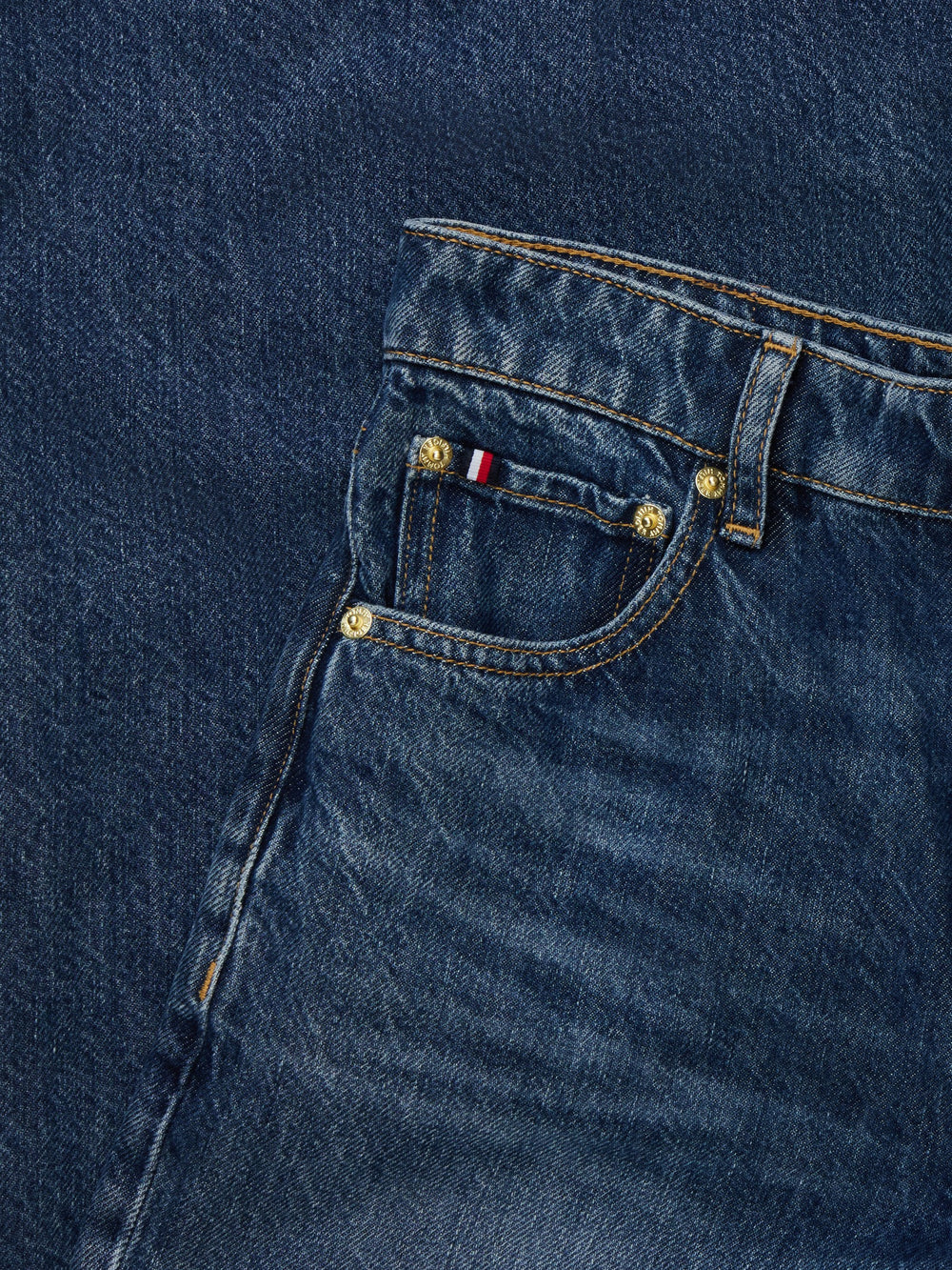 Women High Rise Dark Wash Wide Jeans