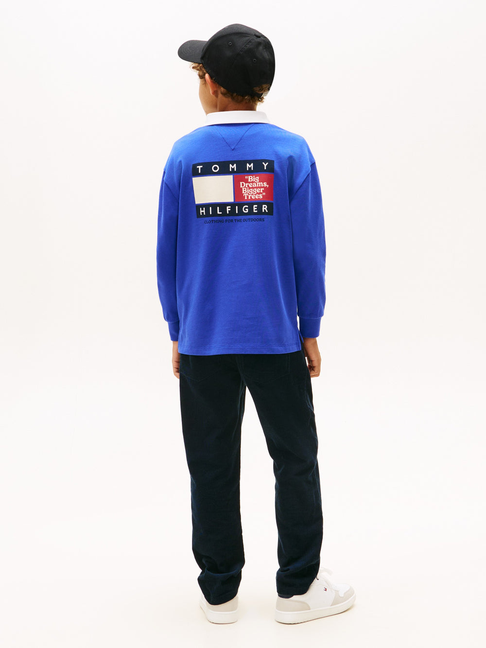 Kids Long-Sleeve Stretch Polo