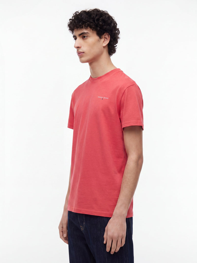 Slim Fit Linear Logo T-Shirt