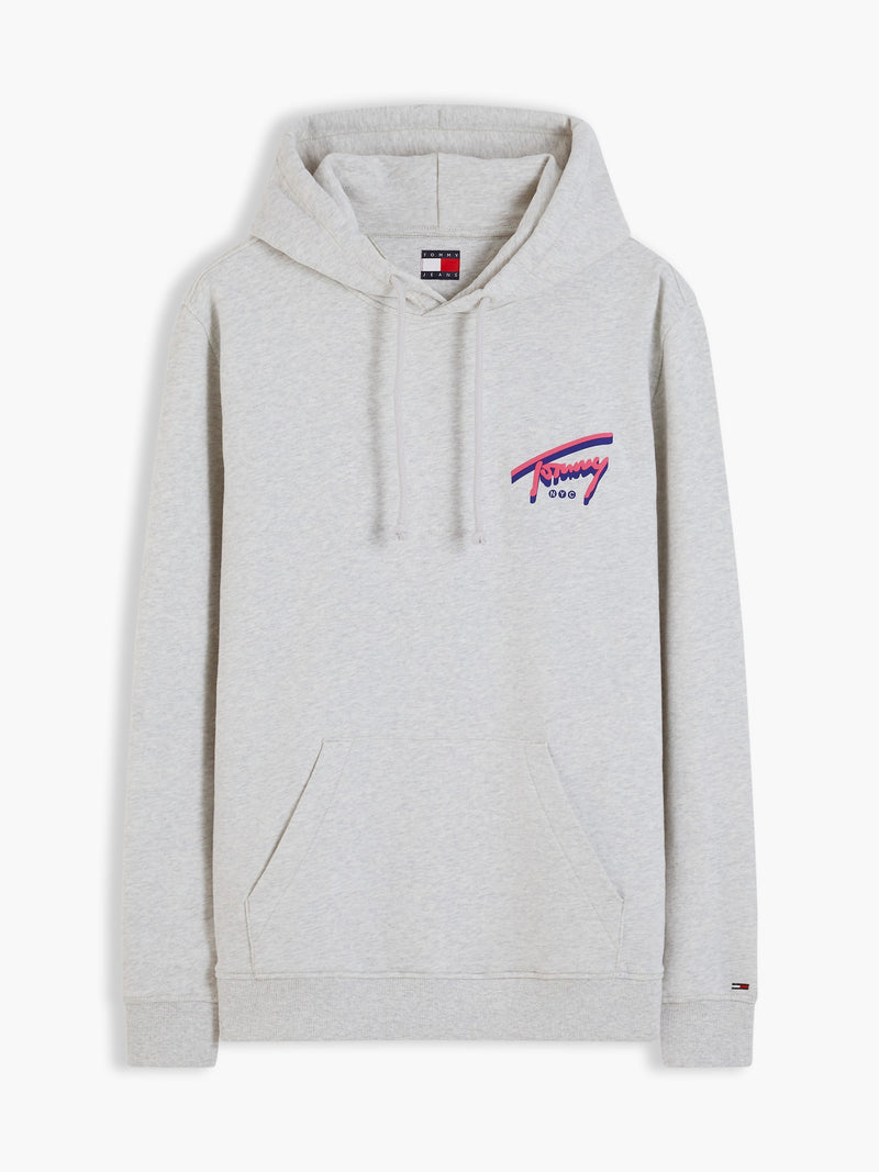 Regular Fit Suede Terry Hooded Sweatshirt