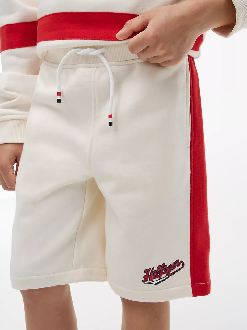 Boys Stripe Pull On Knit Shorts