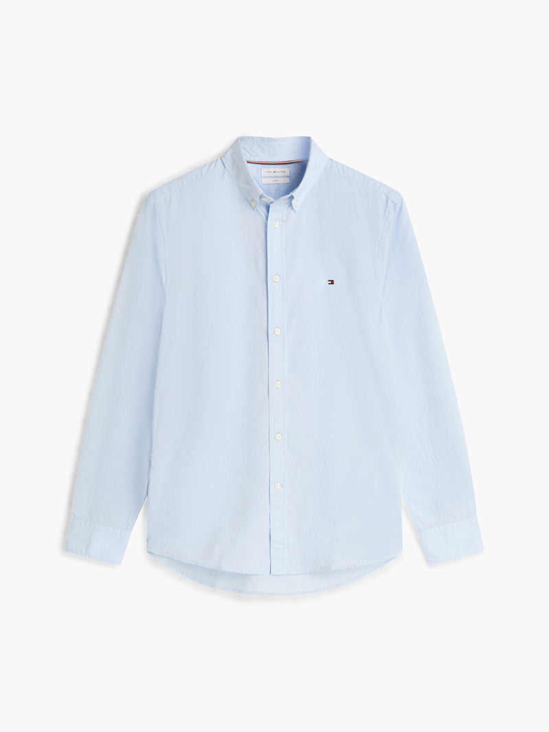 Slim Fit Texture Poplin Shirt