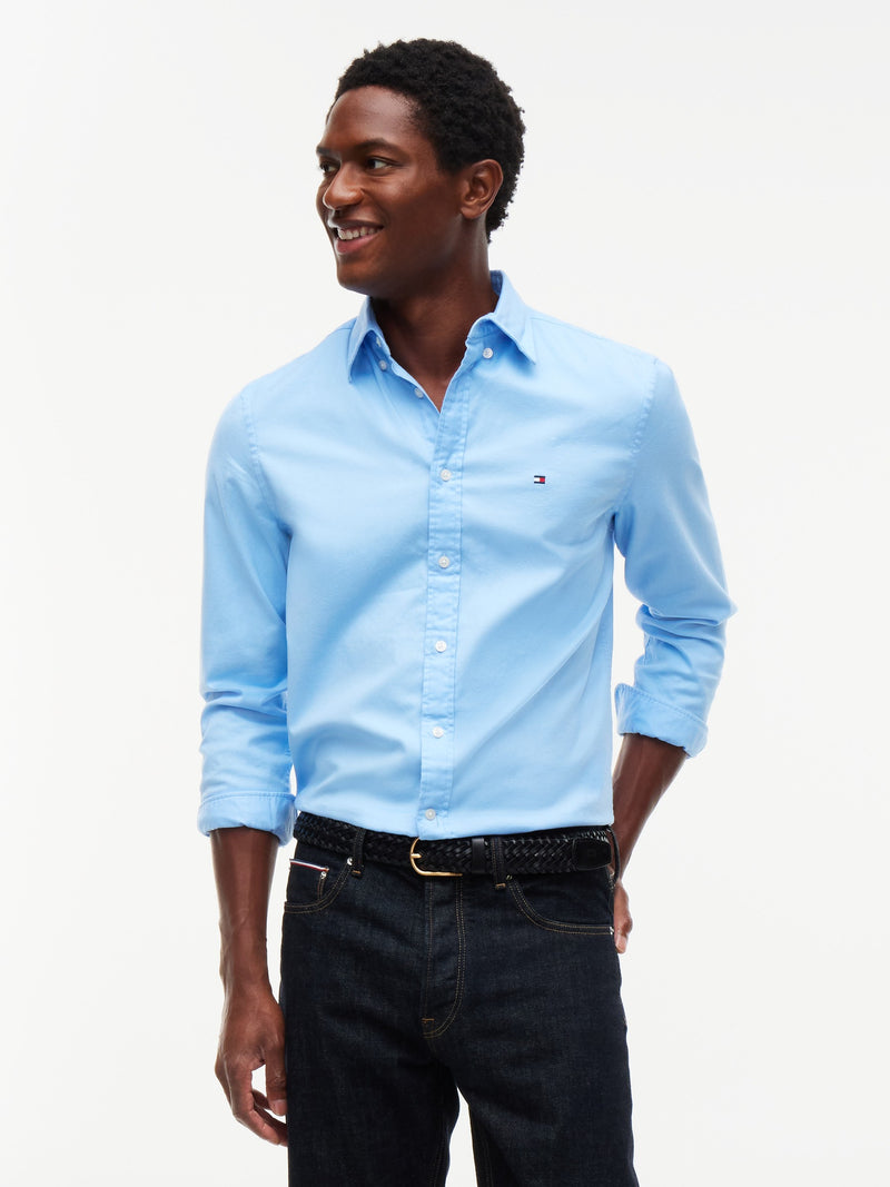 Regular Fit Solid Flannel Shirt