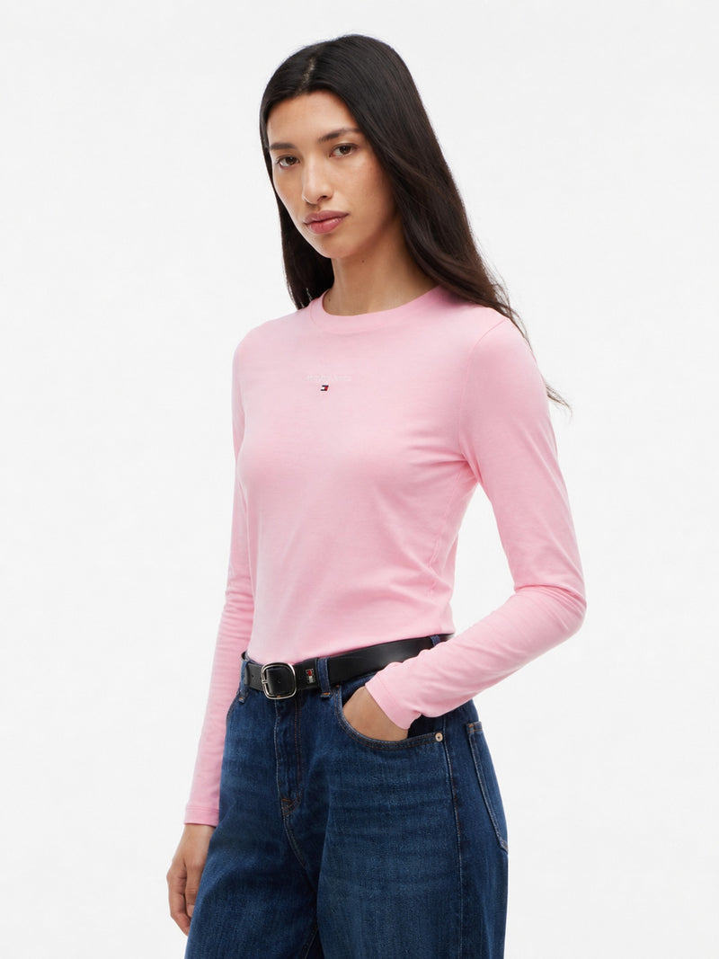 Solid Slim Fit Full Sleeve Cotton Jersey T-Shirt