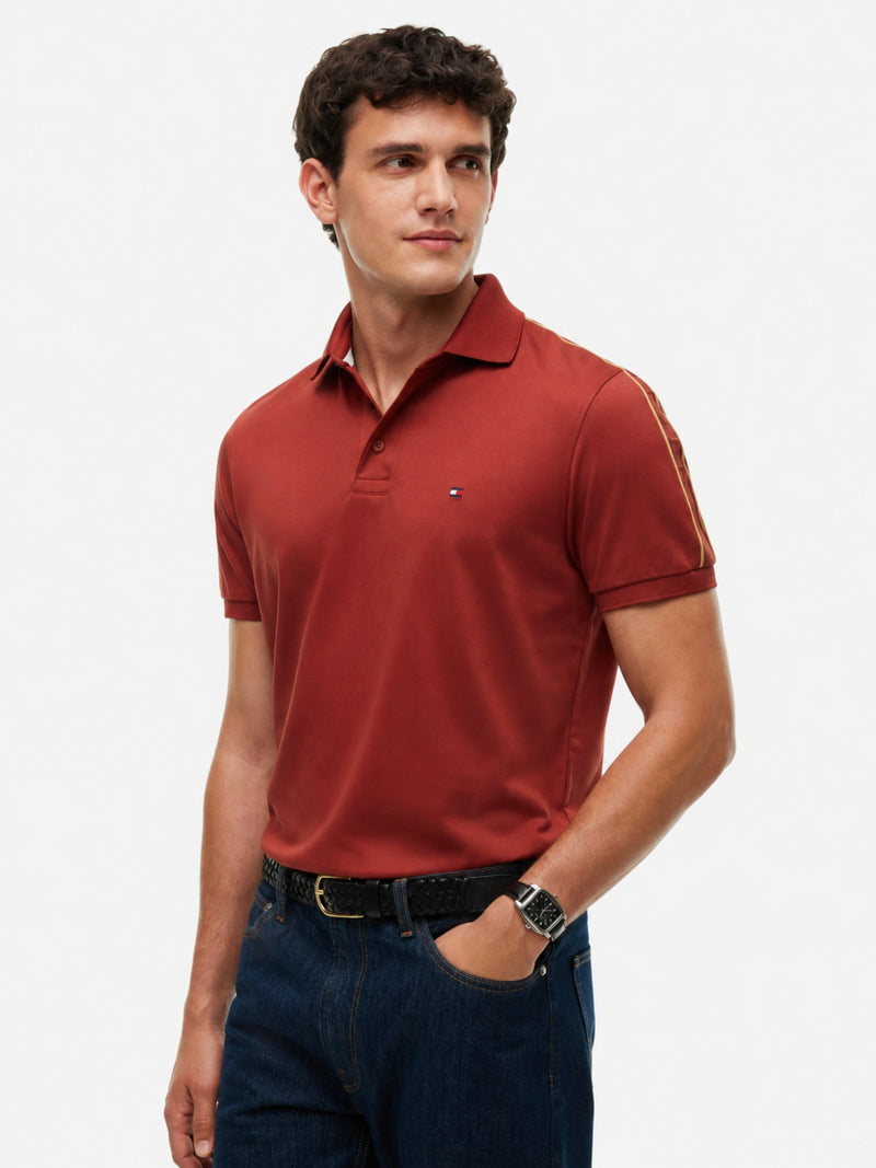 Regular Fit Shoulder Tape Interlock Polo