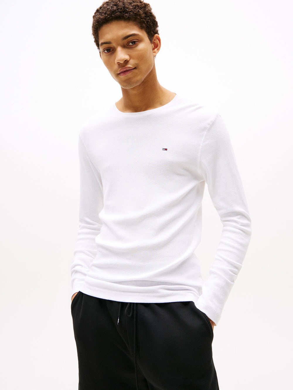Regular Fit Rib Long Sleeve T-Shirt