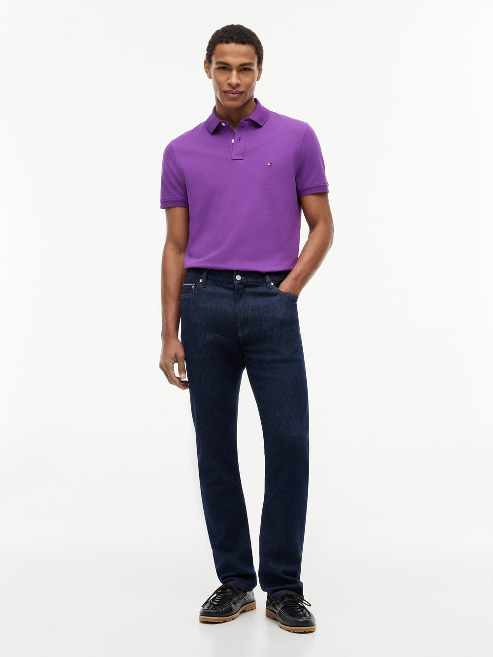 Regular Fit Solid Pique Polo