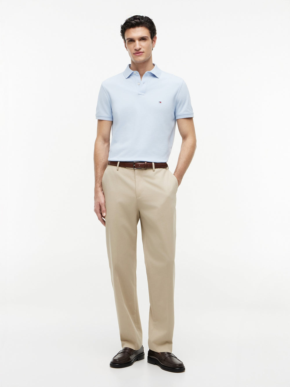 Regular Fit Solid Pique Polo