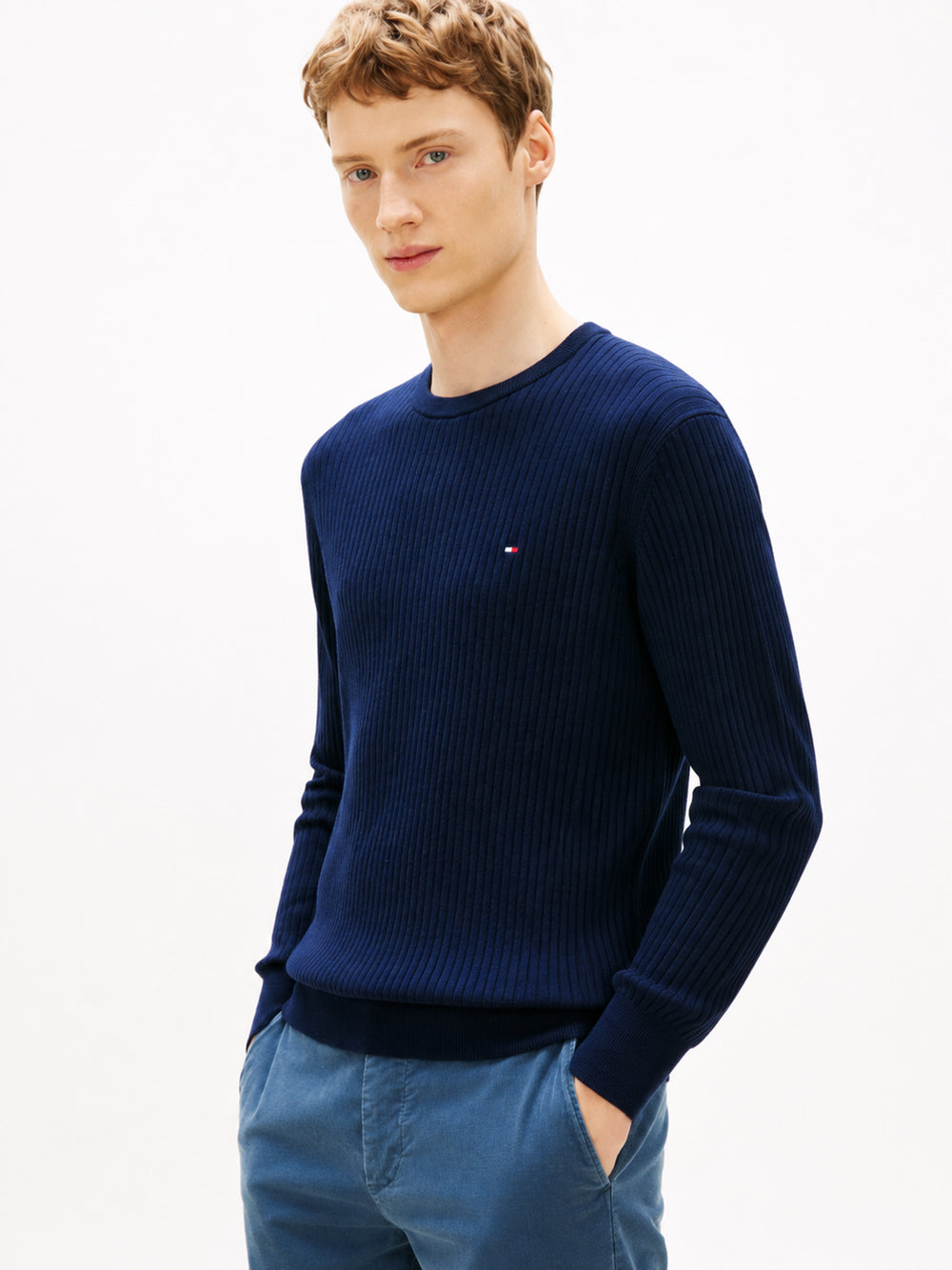 Regular Fit Cotton Cashmere Sweater