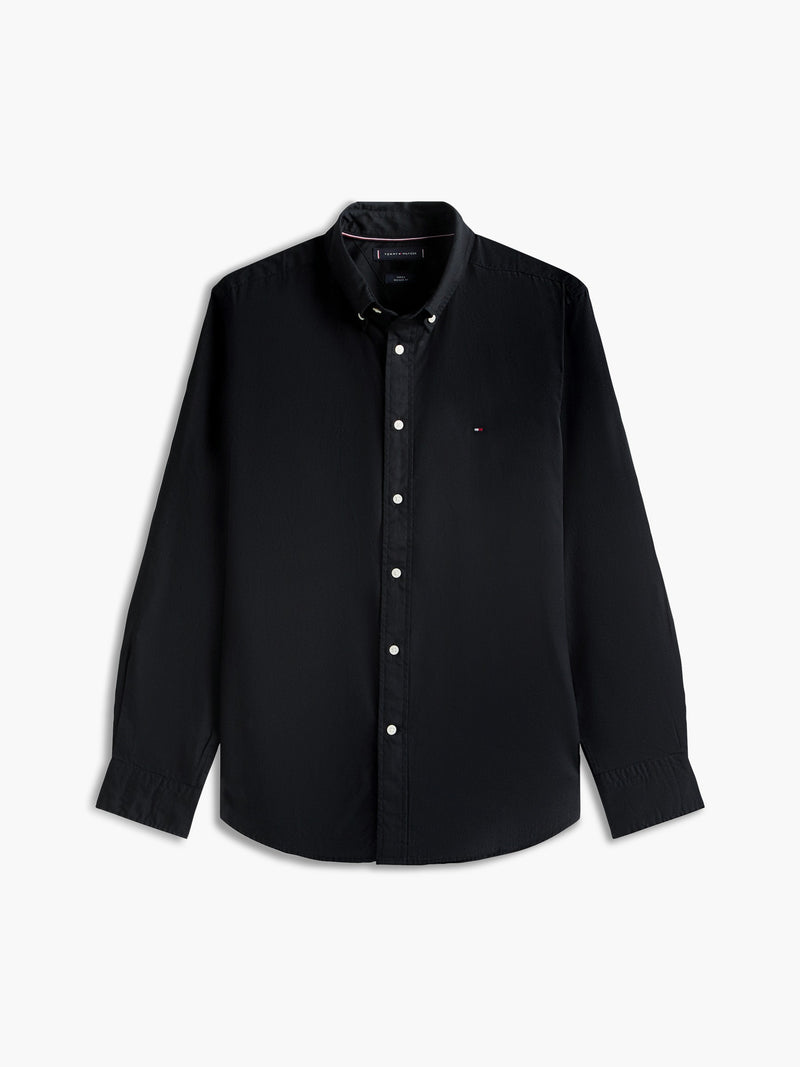 Regular Fit Solid Poplin Shirt