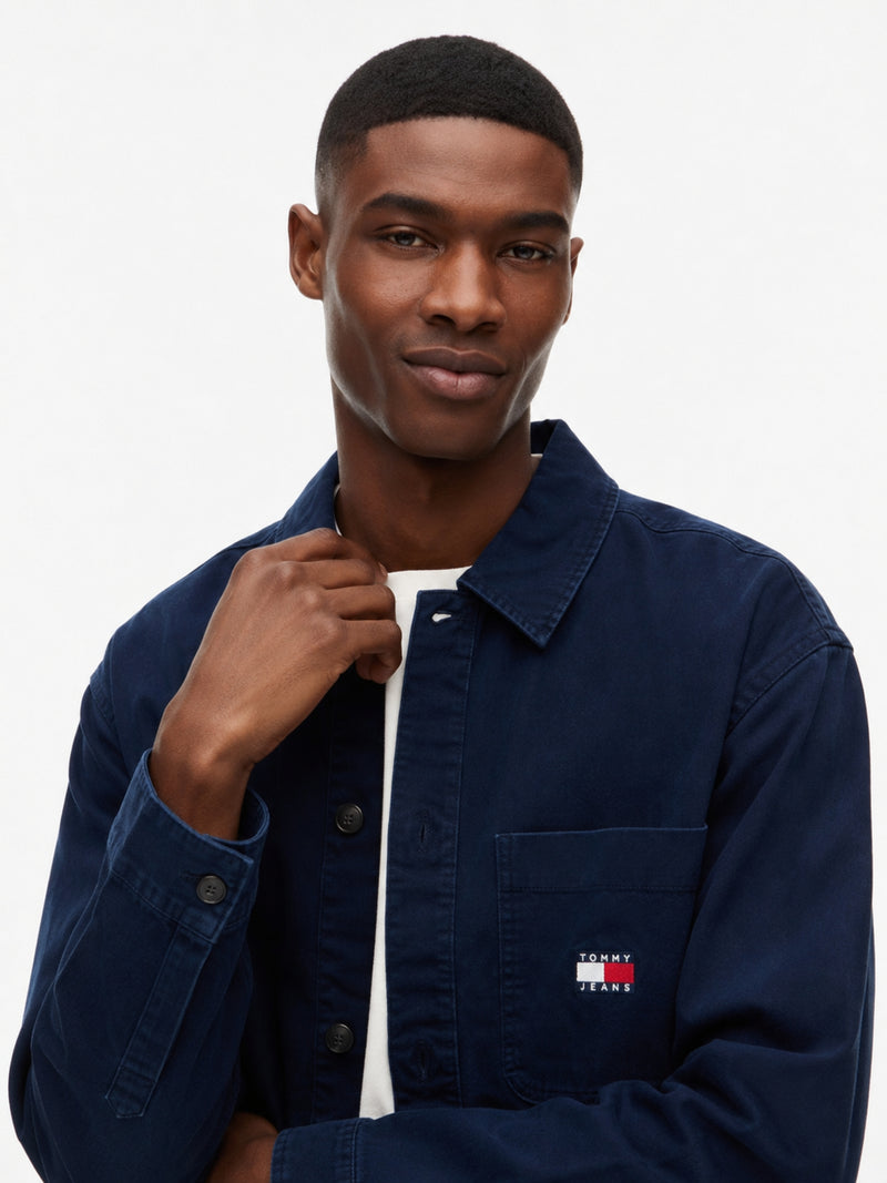 Oversized Fit Washed Overshirt Shirt
